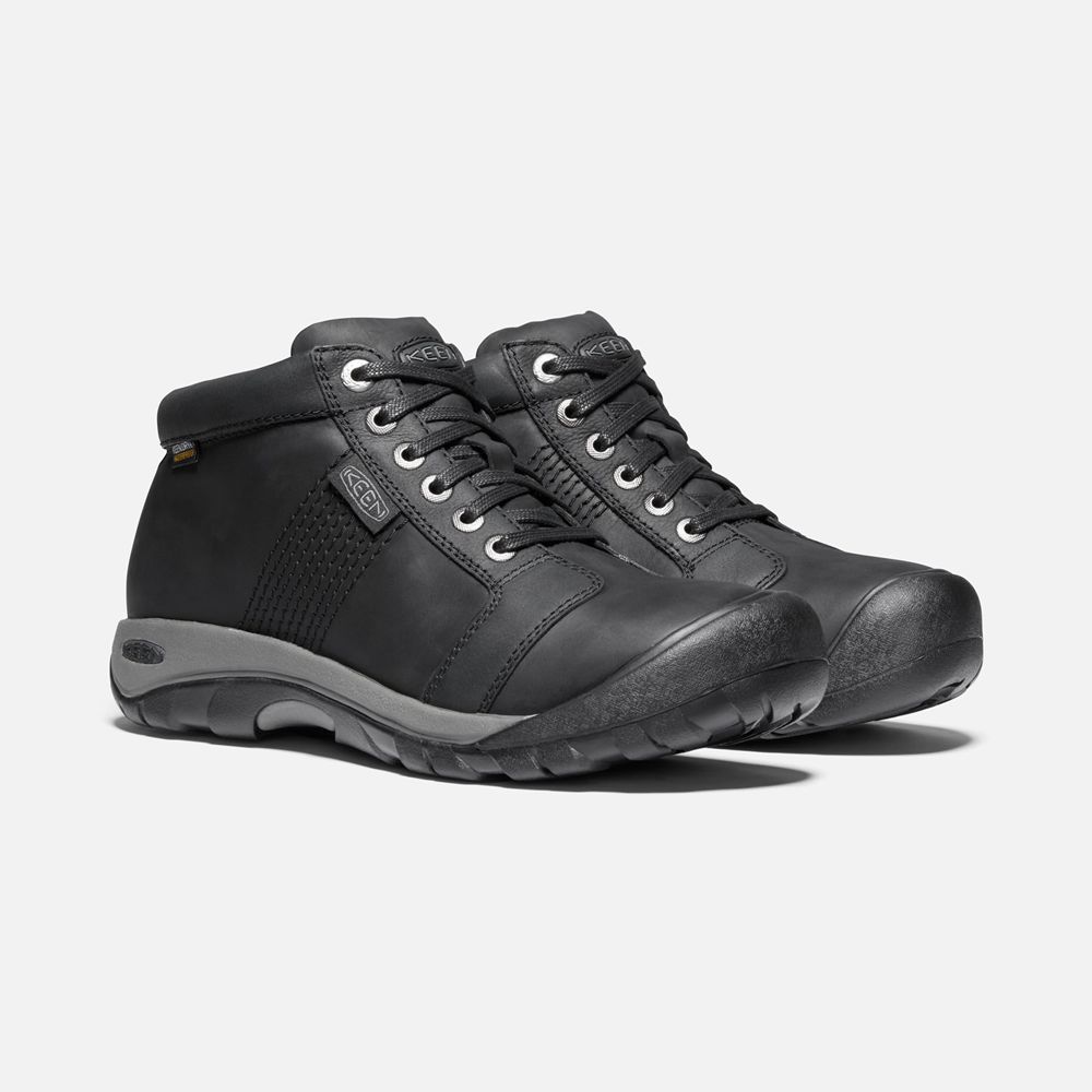 Botas de Zapatillas Keen Mexico Negros - Hombre Austin Waterproof - NB2703419